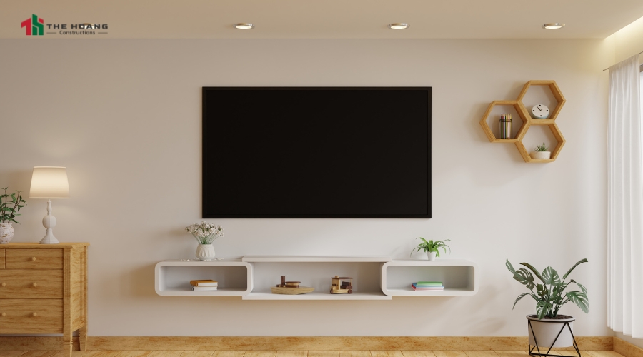 Tủ kệ treo tường tiết kiệm diện tích