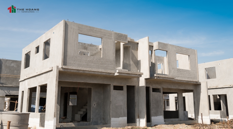 Xây dựng phần thô gồm những hạng mục nào?